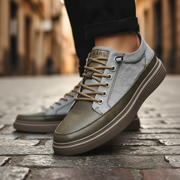 Margot Biarritz - Baskets en cuir pour homme