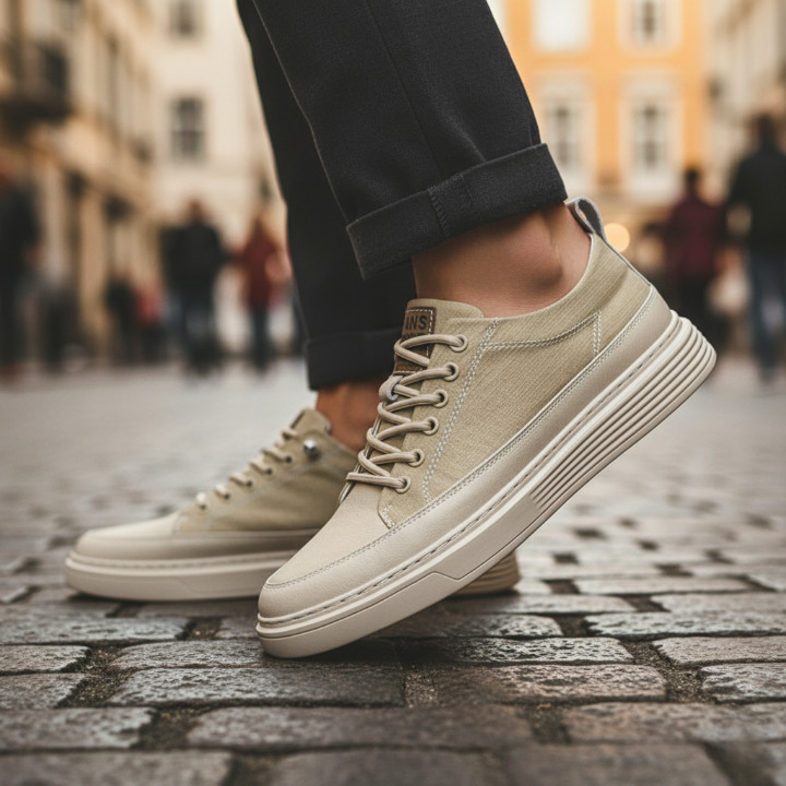 Margot Biarritz - Baskets en cuir pour homme