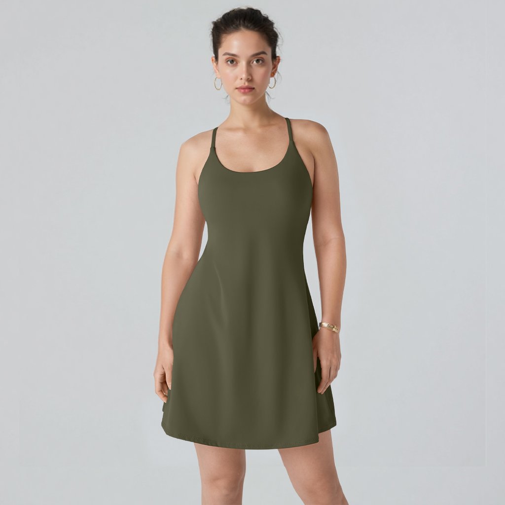 Margot Biarritz - Robe de sport avec shorts intégrés uniques