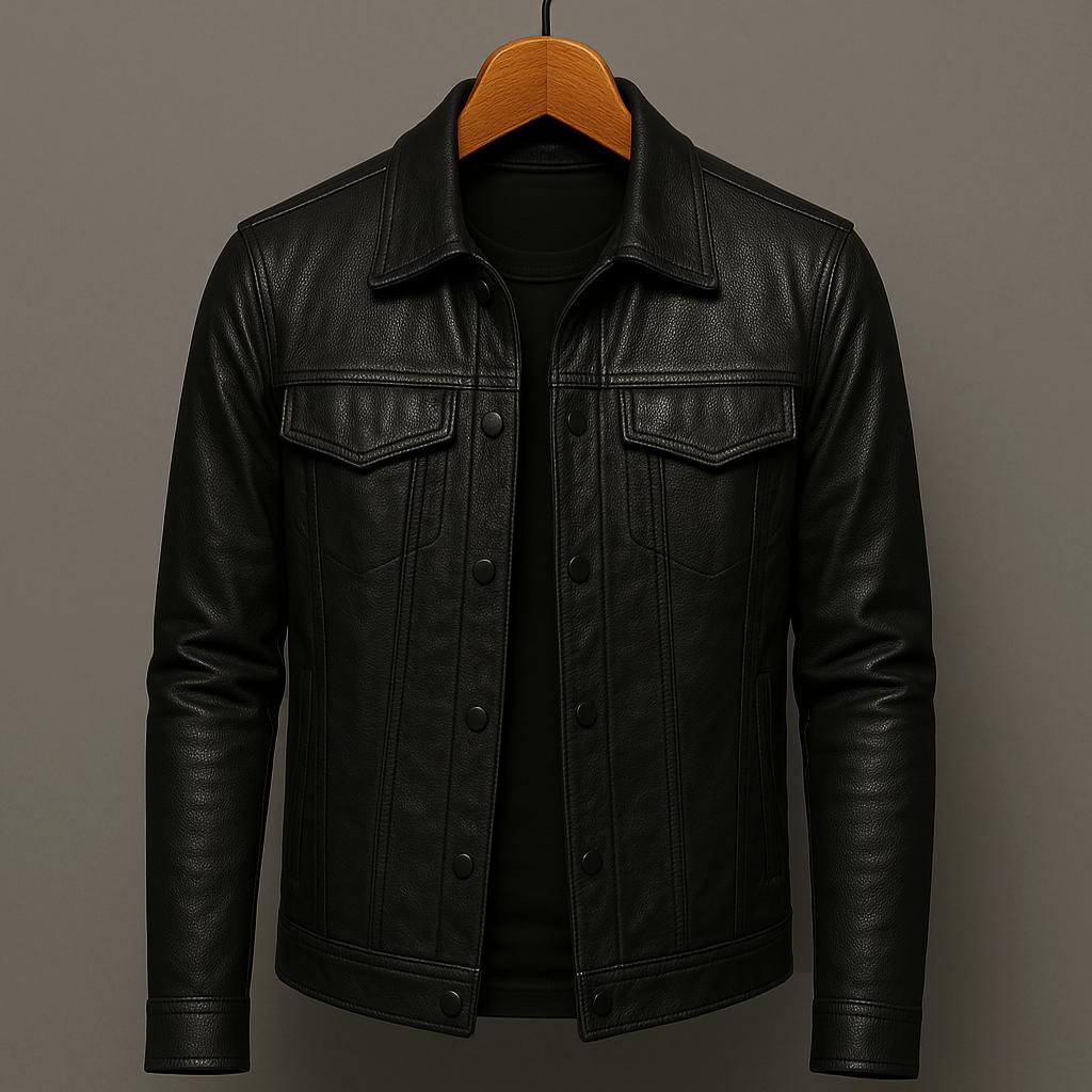 Margot Biarritz - Veste en cuir moderne Rider