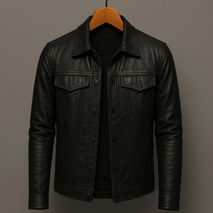 Margot Biarritz - Veste en cuir moderne Rider