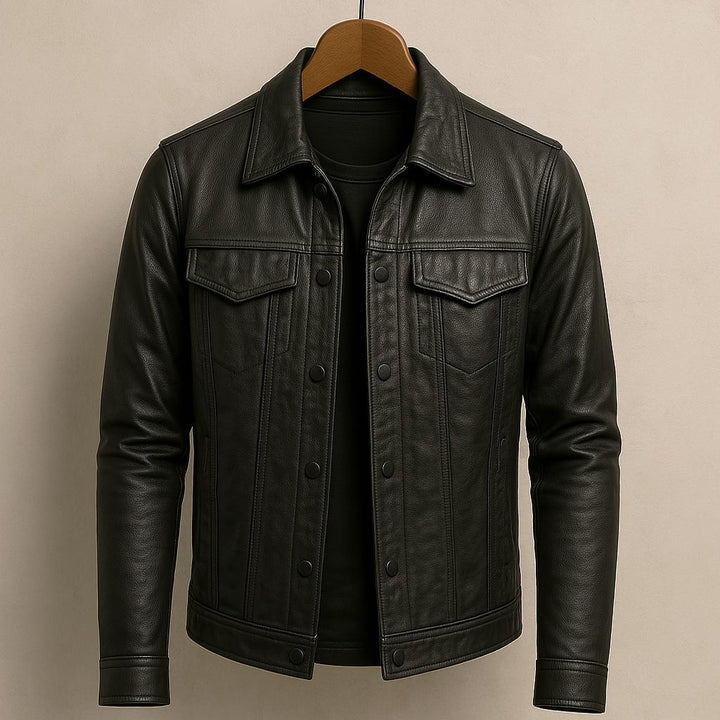 Margot Biarritz - Veste en cuir moderne Rider