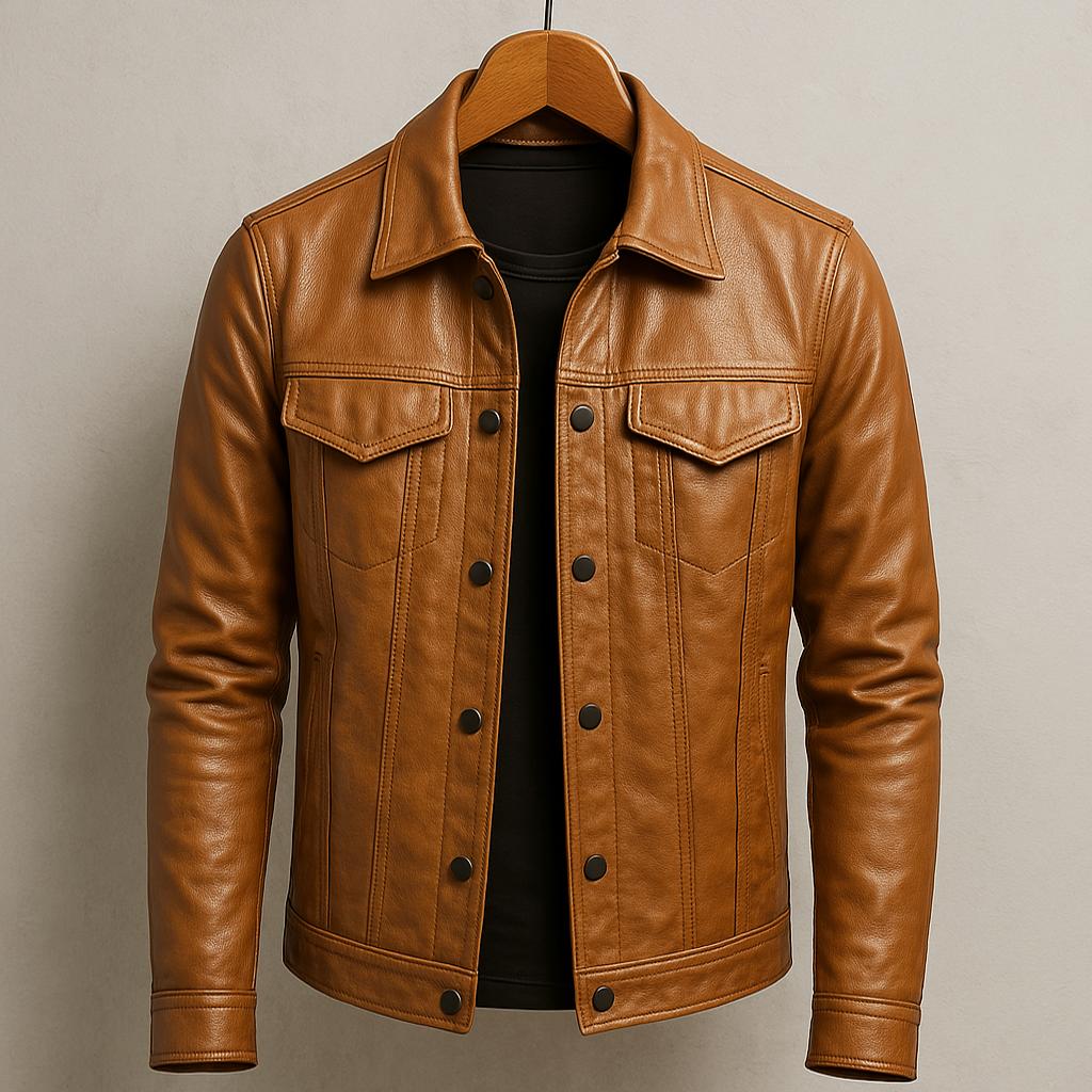 Margot Biarritz - Veste en cuir moderne Rider