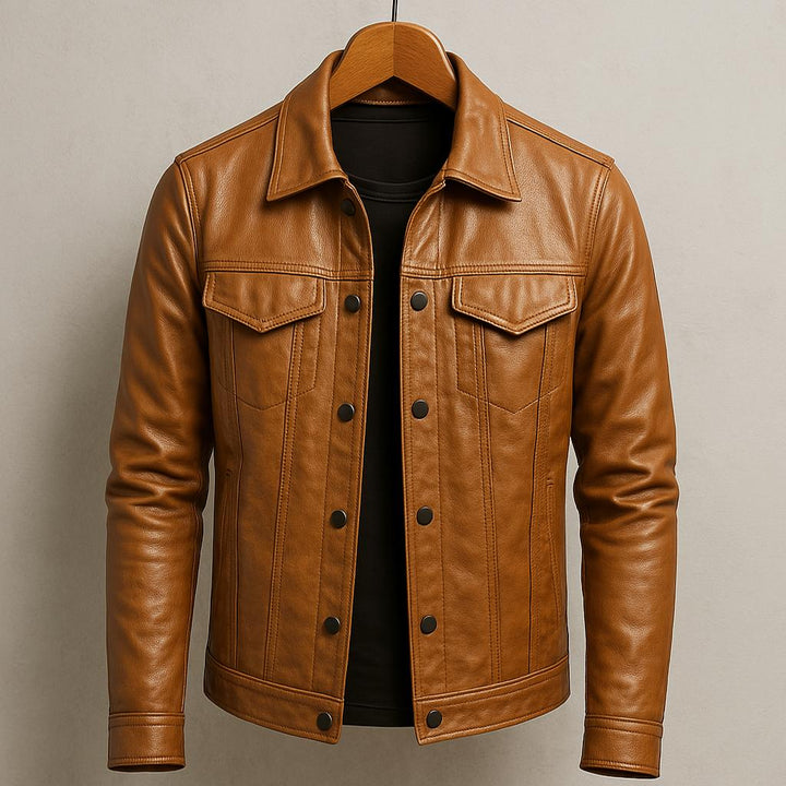 Margot Biarritz - Veste en cuir moderne Rider