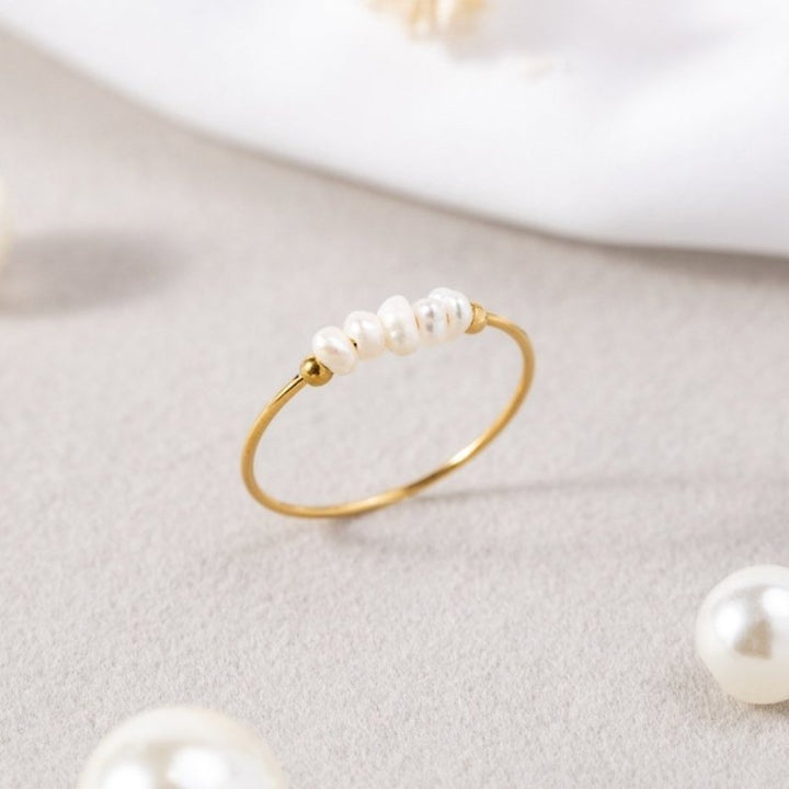 Margot Biarritz - Bague classique avec perle d'eau douce
