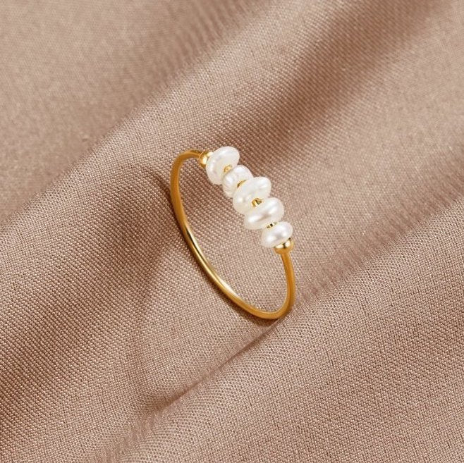 Margot Biarritz - Bague classique avec perle d'eau douce
