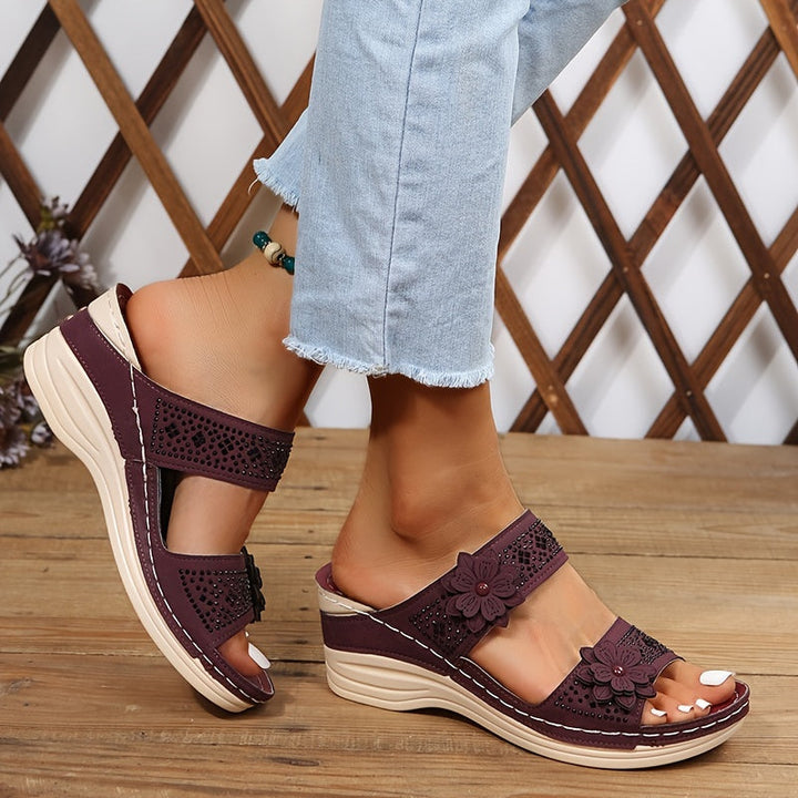 Margot Biarritz - Sandales Confort Compensées Rosalie