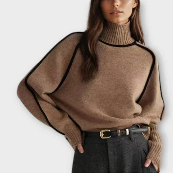 Margot Biarritz - Pull doux et élégant à col haut