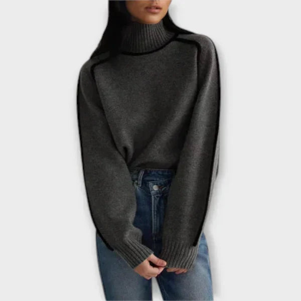 Margot Biarritz - Pull doux et élégant à col haut