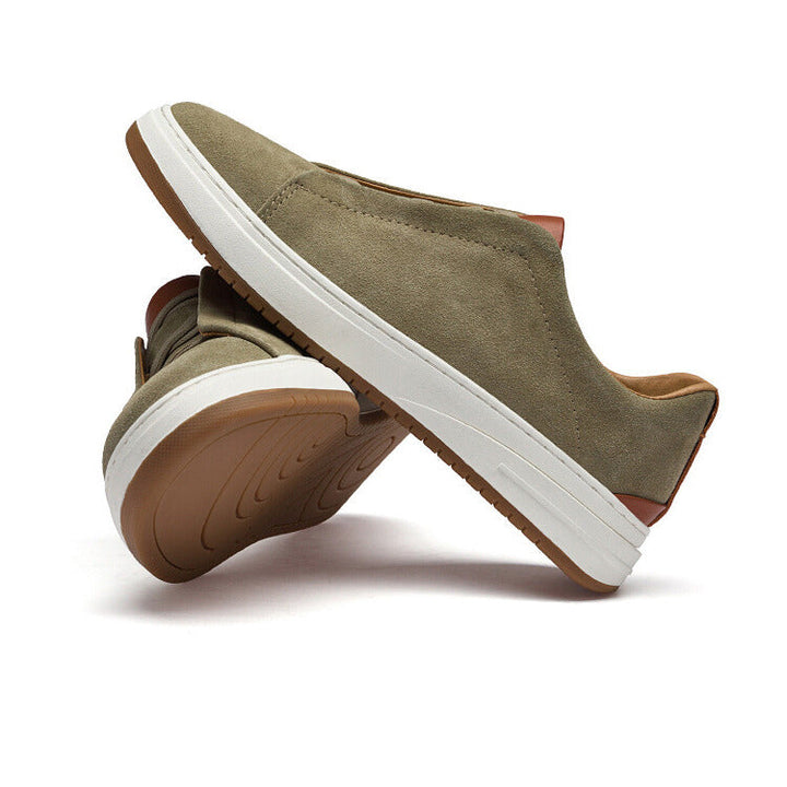 Margot Biarritz - Chaussures sans lacets en daim pour homme