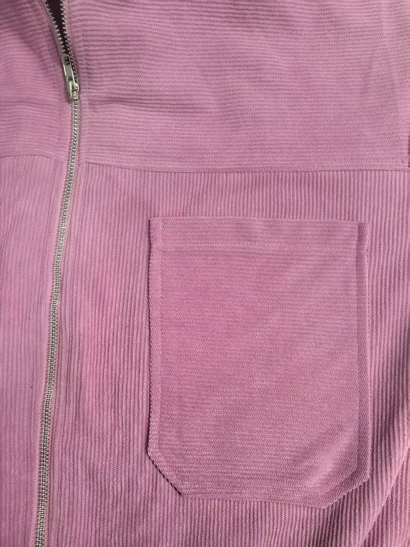 Margot Biarritz - Veste décontractée en velours côtelé pour femme
