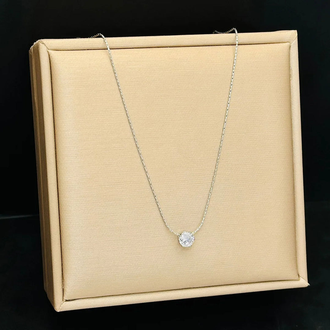 Margot Biarritz - Collier en pierres de moissanite