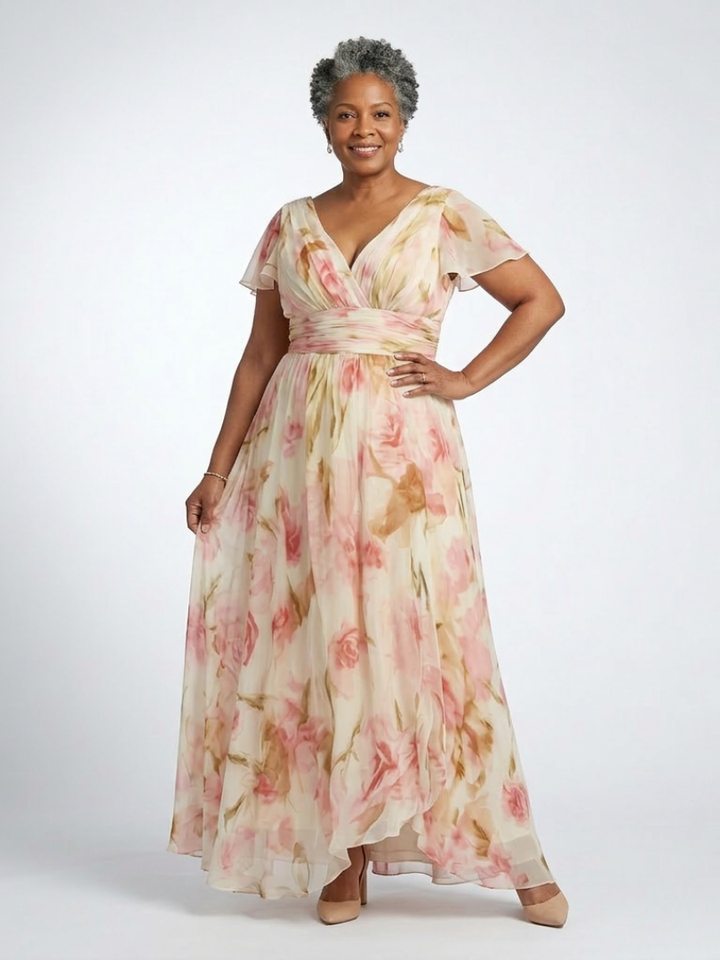 Margot Biarritz - Robe Maxi Fleurie Elara