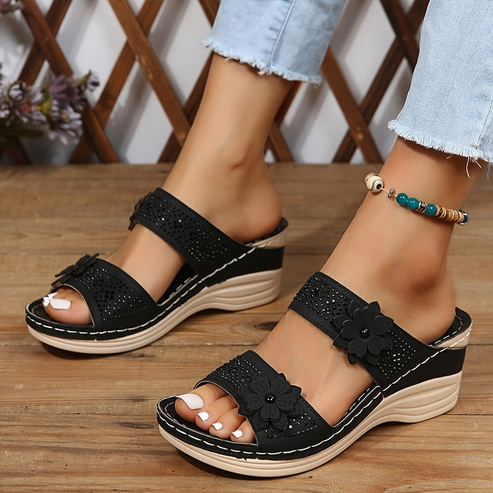 Margot Biarritz - Sandales Confort Compensées Rosalie