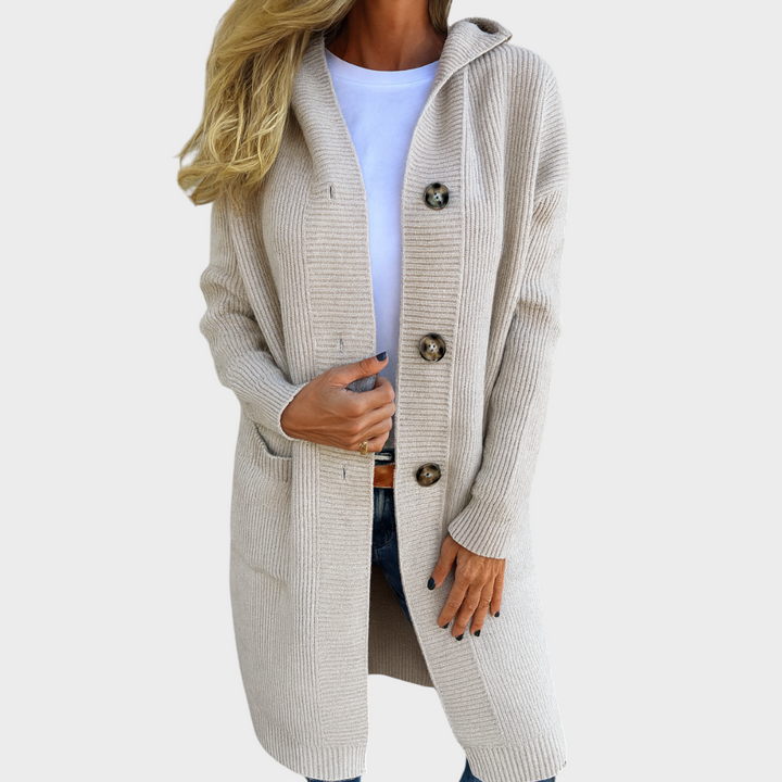 Margot Biarritz - Manteau long en maille