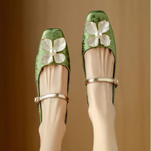 Margot Biarritz - Escarpins slingback à talon bloc