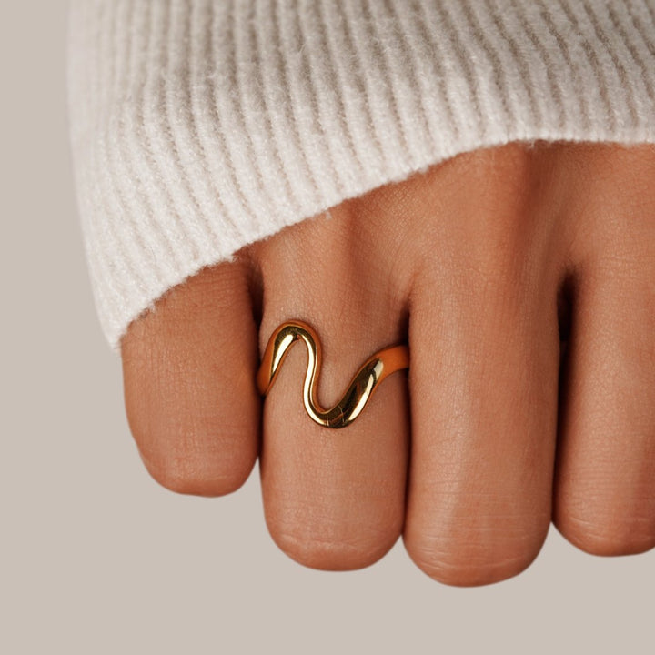 Margot Biarritz - Bague Onda Dorata