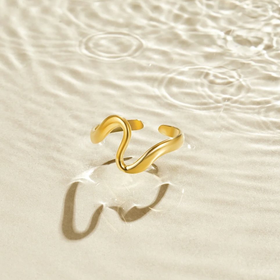 Margot Biarritz - Bague Onda Dorata