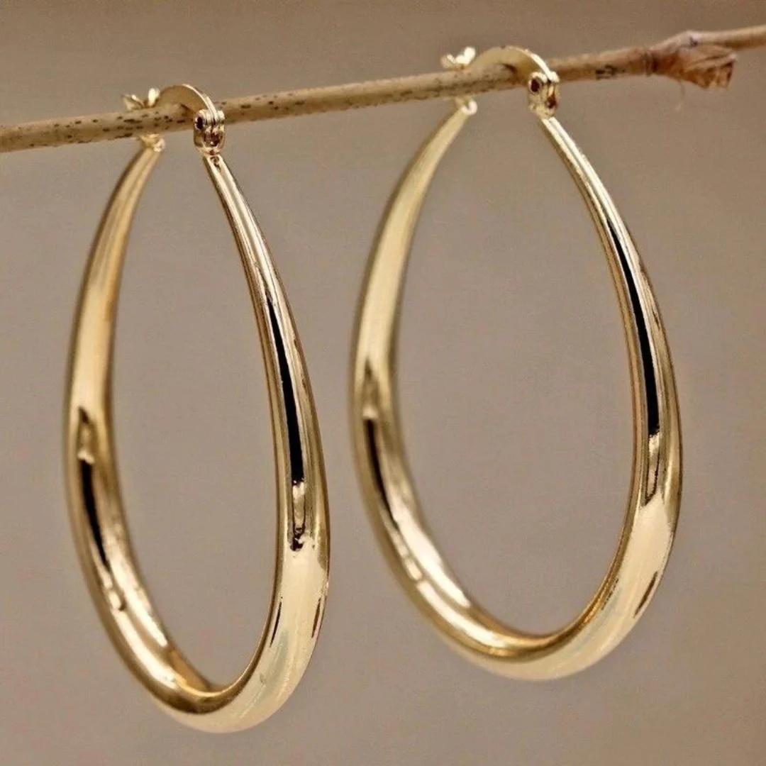 Margot Biarritz - Boucles d'oreilles vintage en or