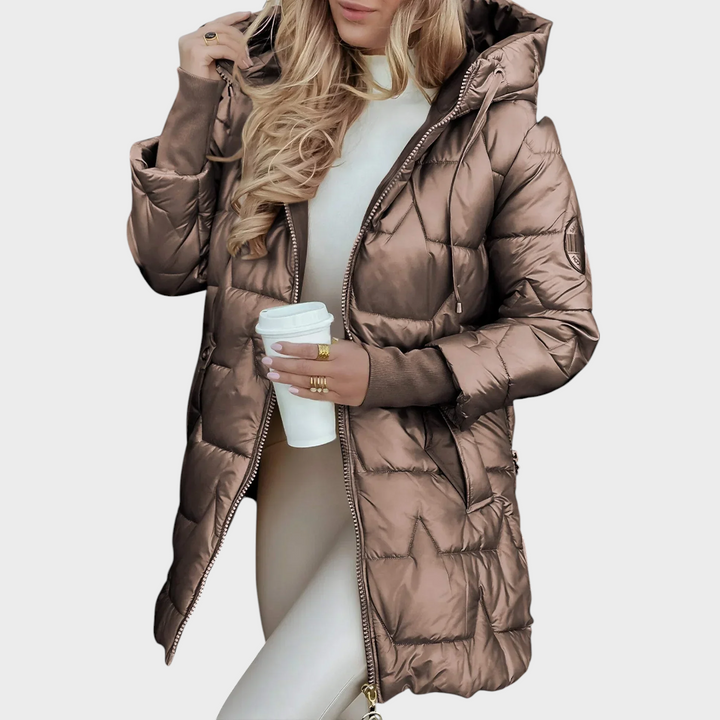 Margot Biarritz - Manteau d'hiver élégant avec capuche
