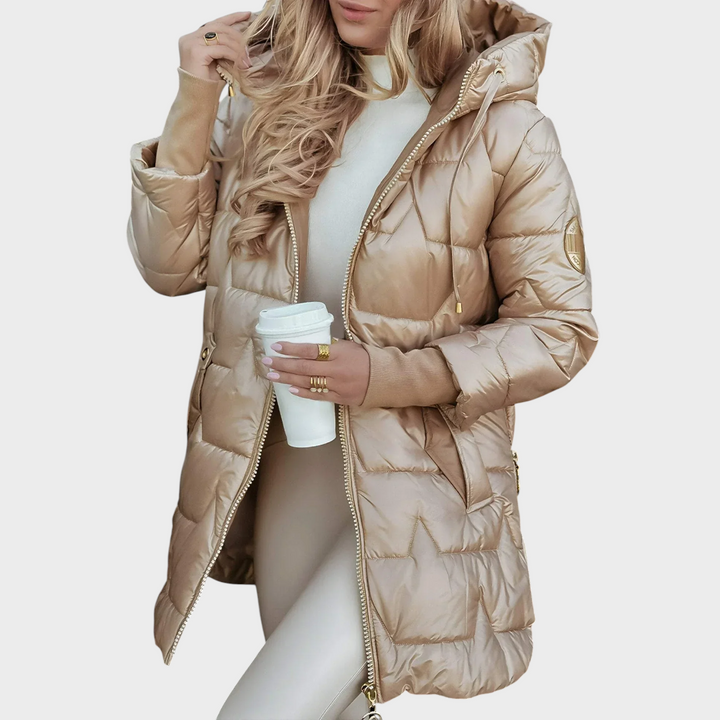 Margot Biarritz - Manteau d'hiver élégant avec capuche
