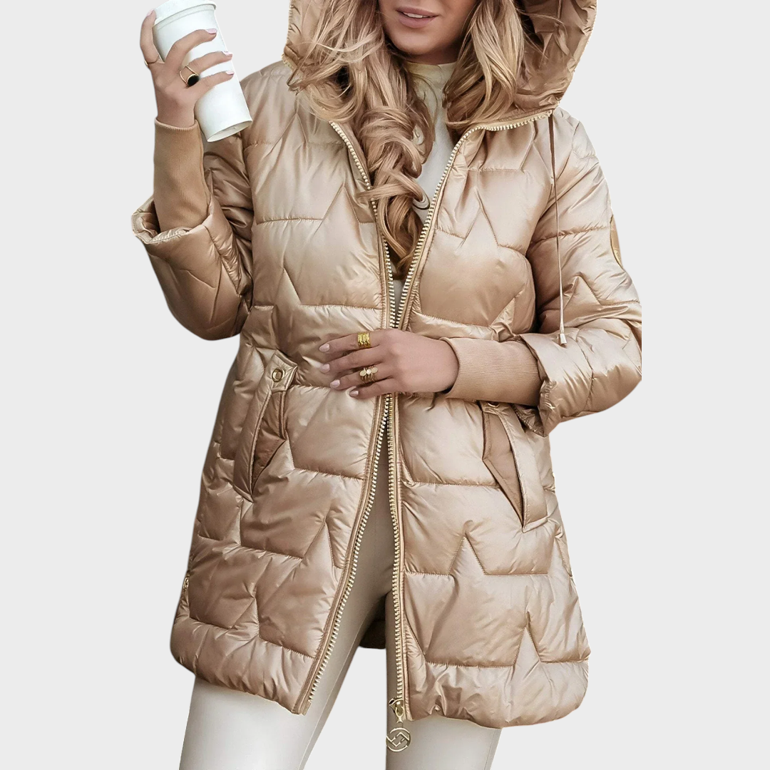 Margot Biarritz - Manteau d'hiver élégant avec capuche