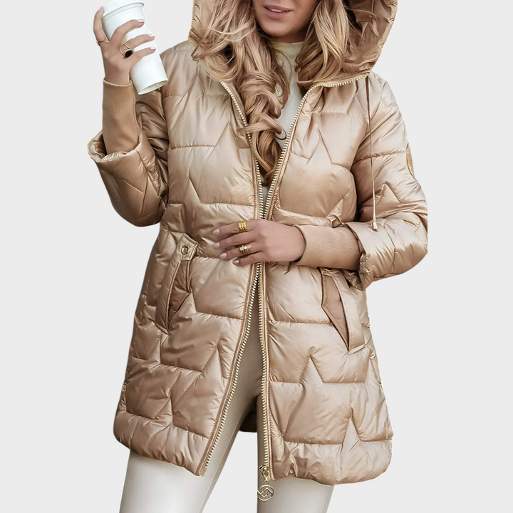 Margot Biarritz - Manteau d'hiver élégant avec capuche