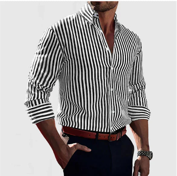 Margot Biarritz - Chemise à rayures pour homme