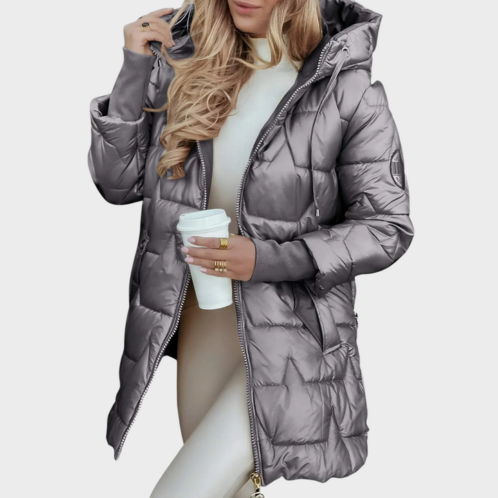 Margot Biarritz - Manteau d'hiver élégant avec capuche