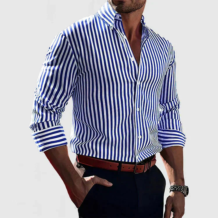 Margot Biarritz - Chemise à rayures pour homme