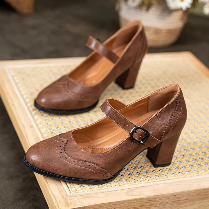 Margot Biarritz - Chaussures à Talons en Cuir