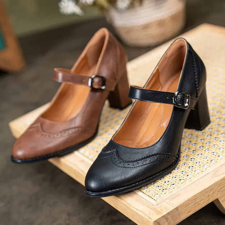 Margot Biarritz - Chaussures à Talons en Cuir