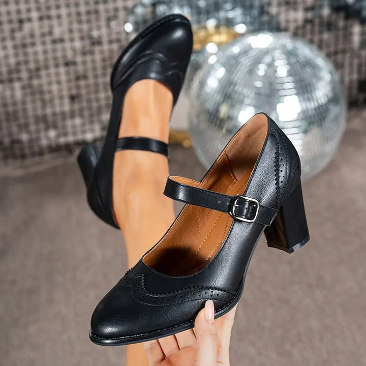 Margot Biarritz - Chaussures à Talons en Cuir