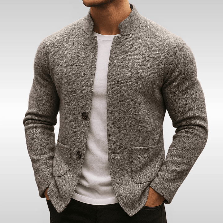 Margot Biarritz - Gilet en maille texturée pour homme