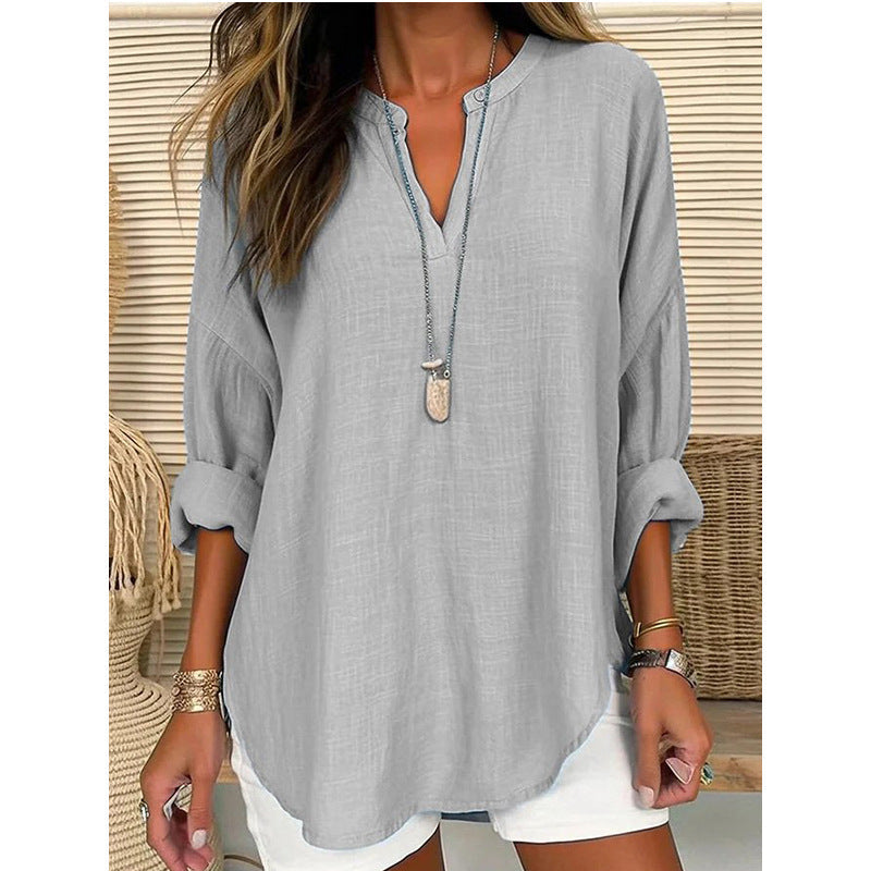 Margot Biarritz - Blouse Chic Col V Alicia