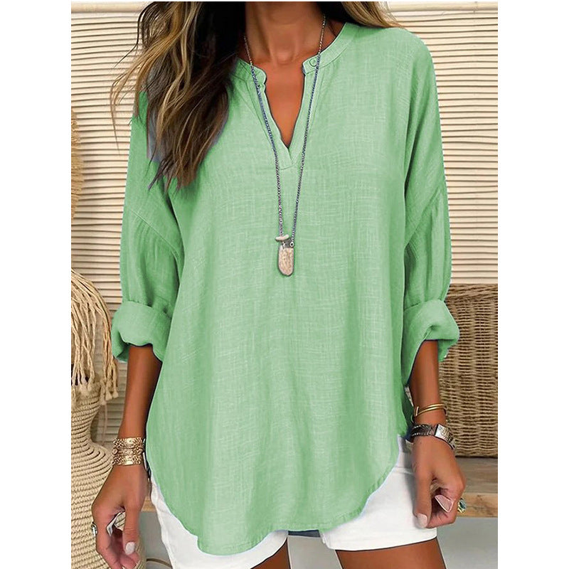 Margot Biarritz - Blouse Chic Col V Alicia