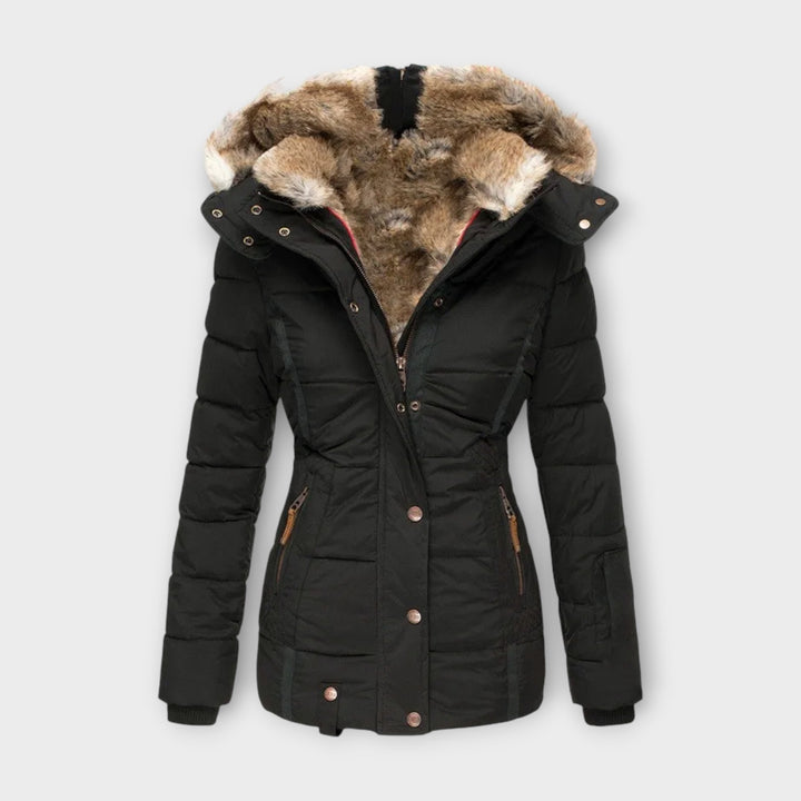 Margot Biarritz - Manteau confortable avec doublure en fourrure