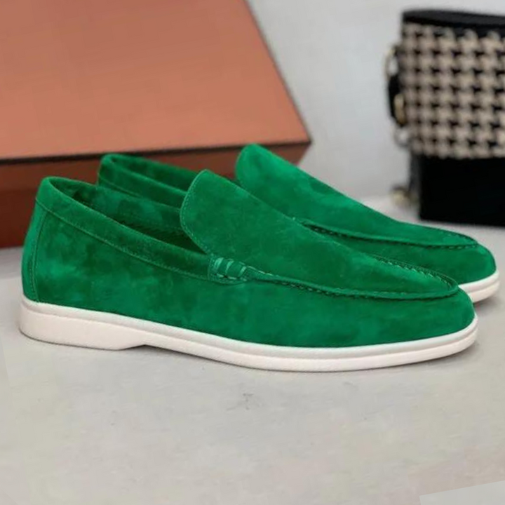 Margot Biarritz - Mocassins en suède élégants