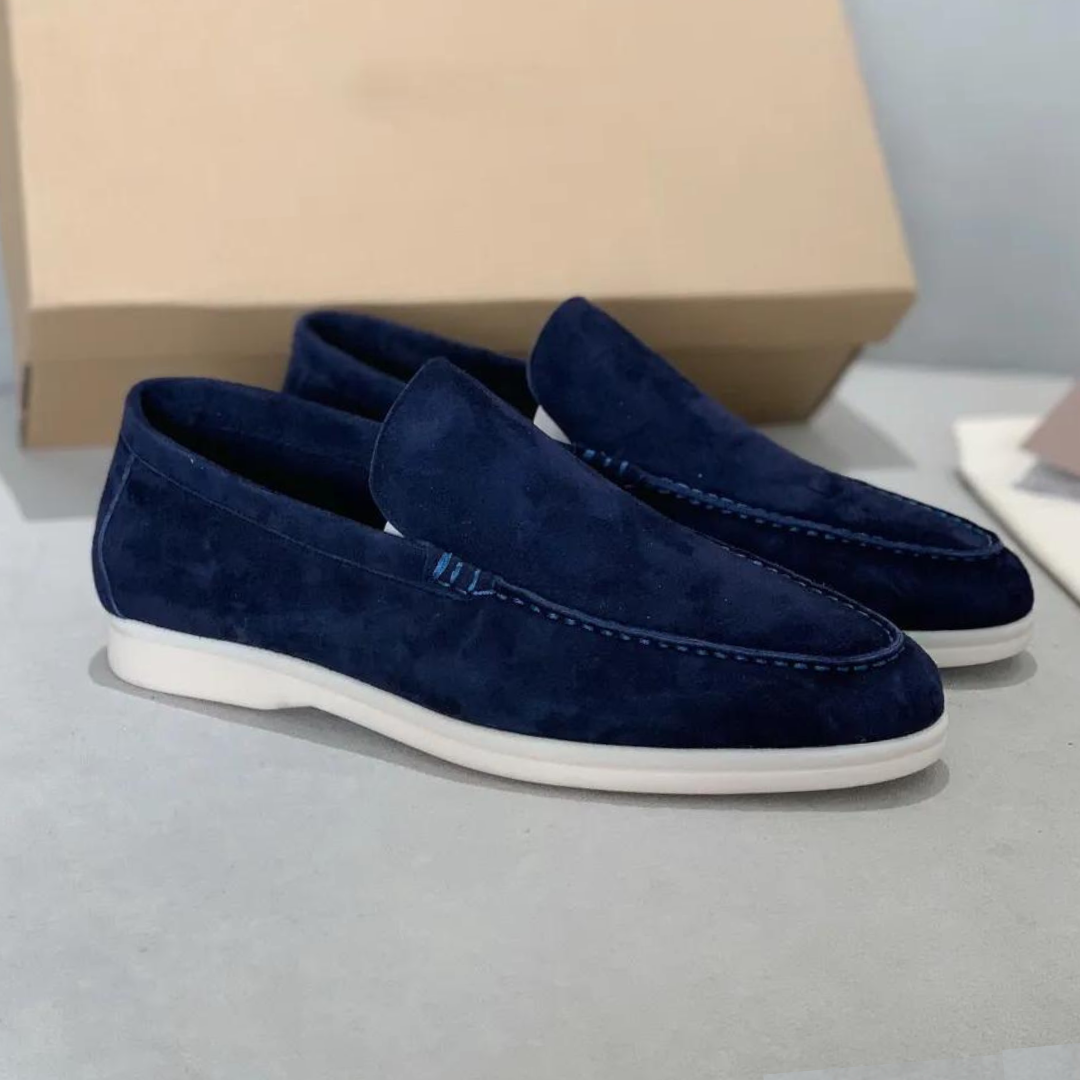 Margot Biarritz - Mocassins en suède élégants