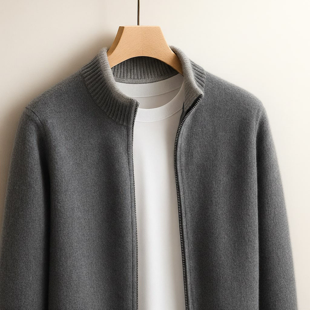 Margot Biarritz - Pull zippé homme