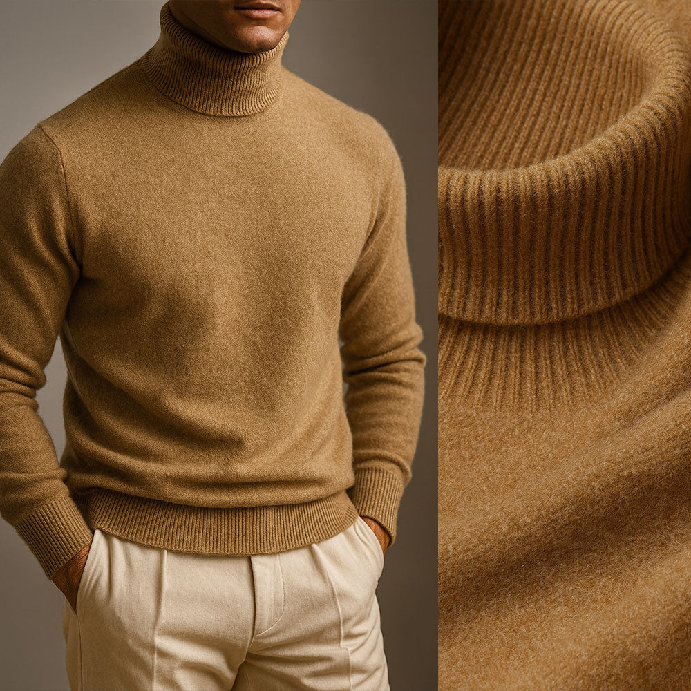 Margot Biarritz - Pull à col montant pour homme