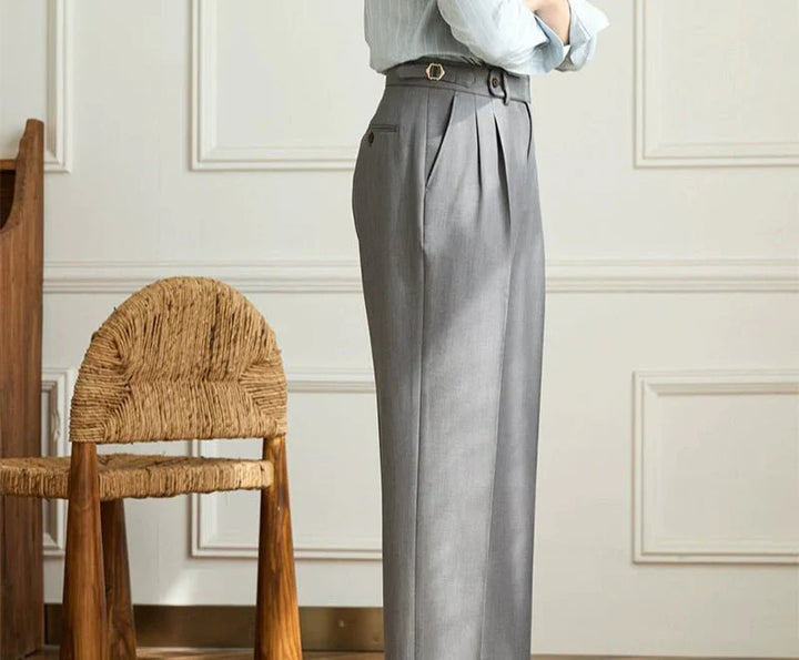 Margot Biarritz - Pantalon fluide taille haute élégant
