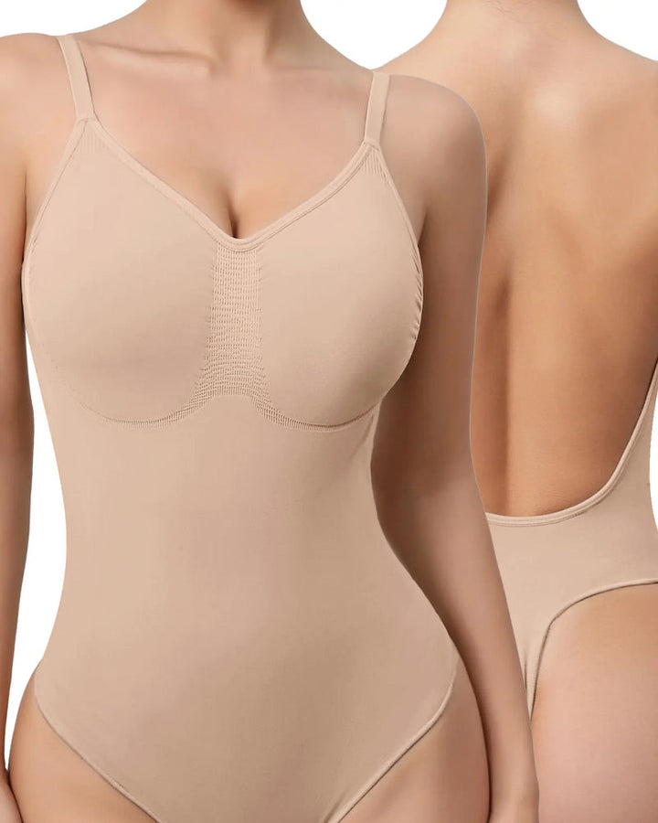 Margot Biarritz - Body shaper sans couture à décolleté en V pour femmes