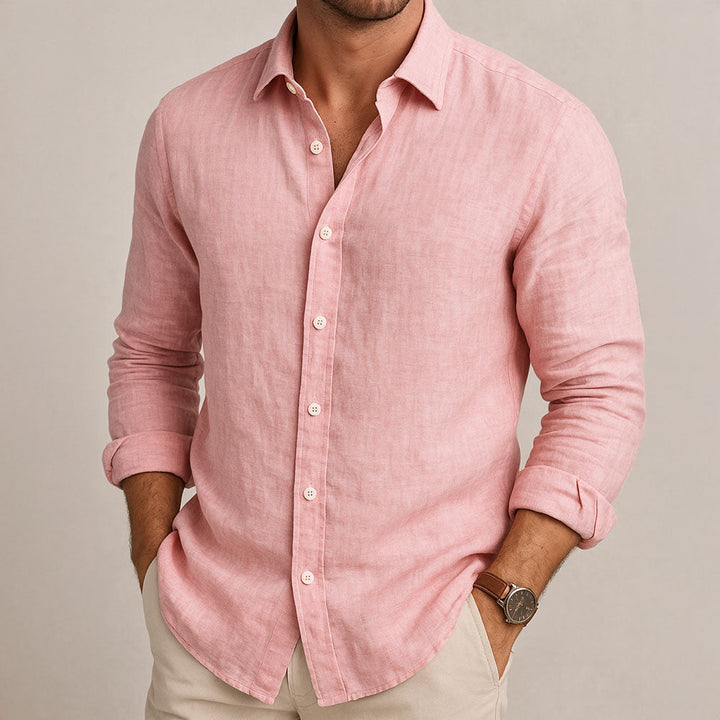 Margot Biarritz - Chemise essentielle en lin pour homme