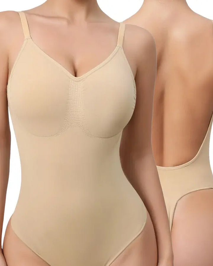 Margot Biarritz - Body shaper sans couture à décolleté en V pour femmes