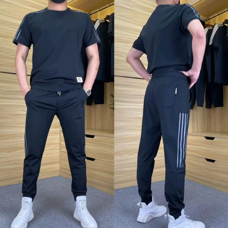Margot Biarritz - Ensemble homme en matériau de luxe avec élastique