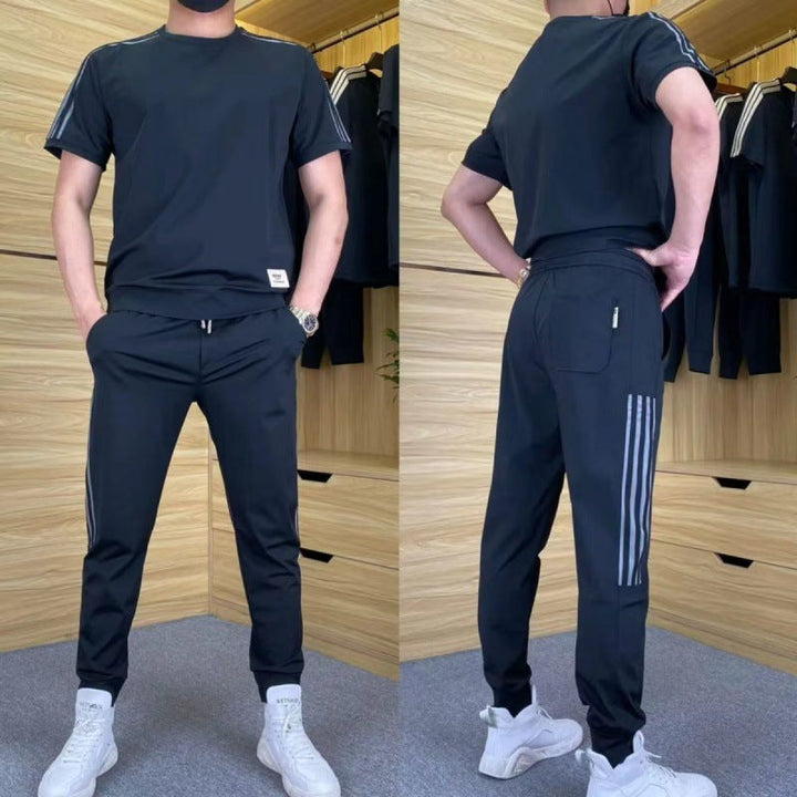 Margot Biarritz - Ensemble homme en matériau de luxe avec élastique