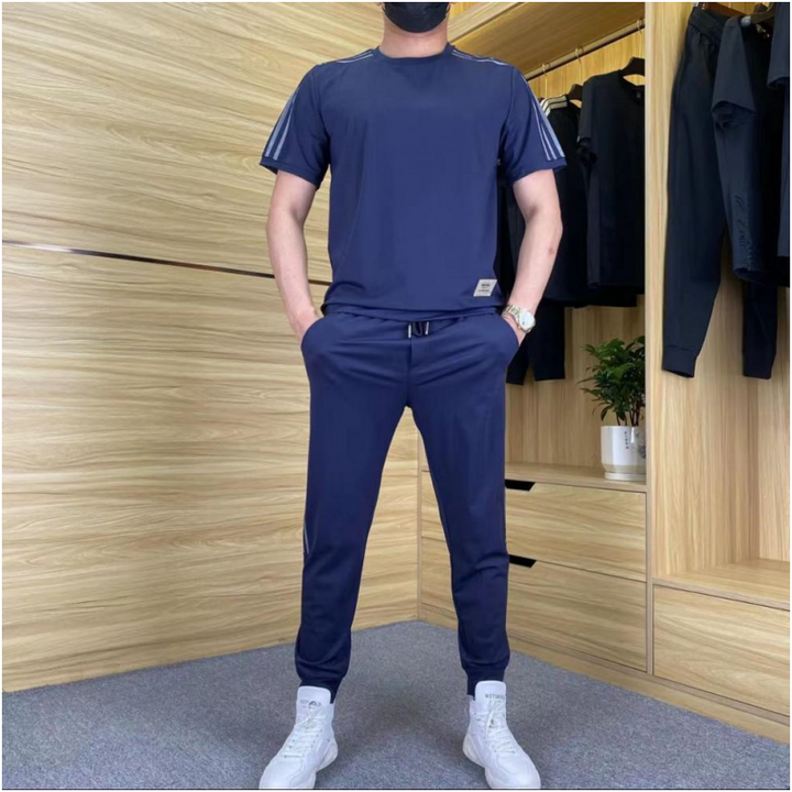 Margot Biarritz - Ensemble homme en matériau de luxe avec élastique