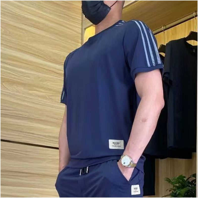 Margot Biarritz - Ensemble homme en matériau de luxe avec élastique