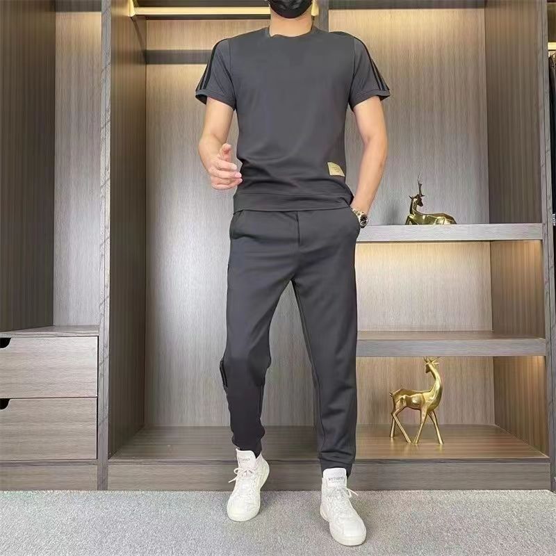 Margot Biarritz - Ensemble homme en matériau de luxe avec élastique